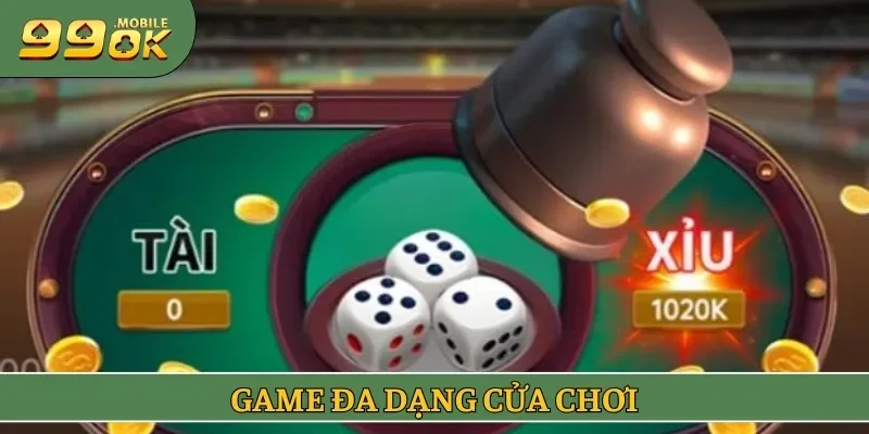Game đa dạng cửa chơi
