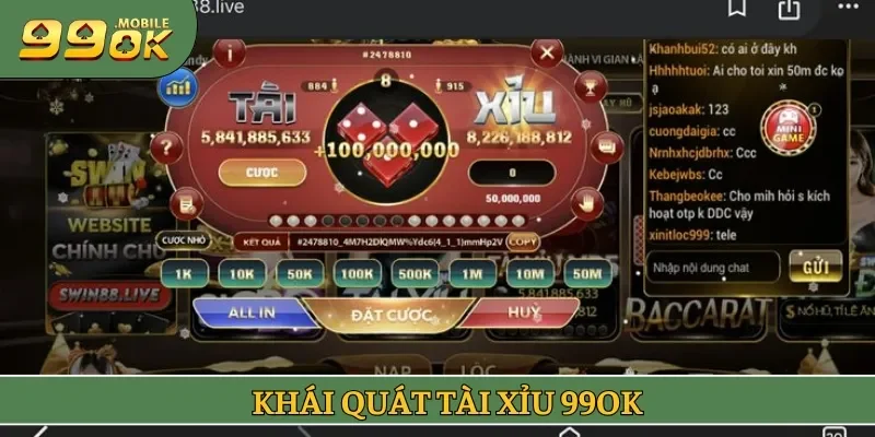 Khái quát tài xỉu 99OK