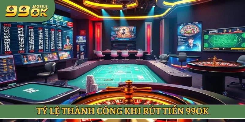 Tỷ lệ thành công khi rút tiền 99OK